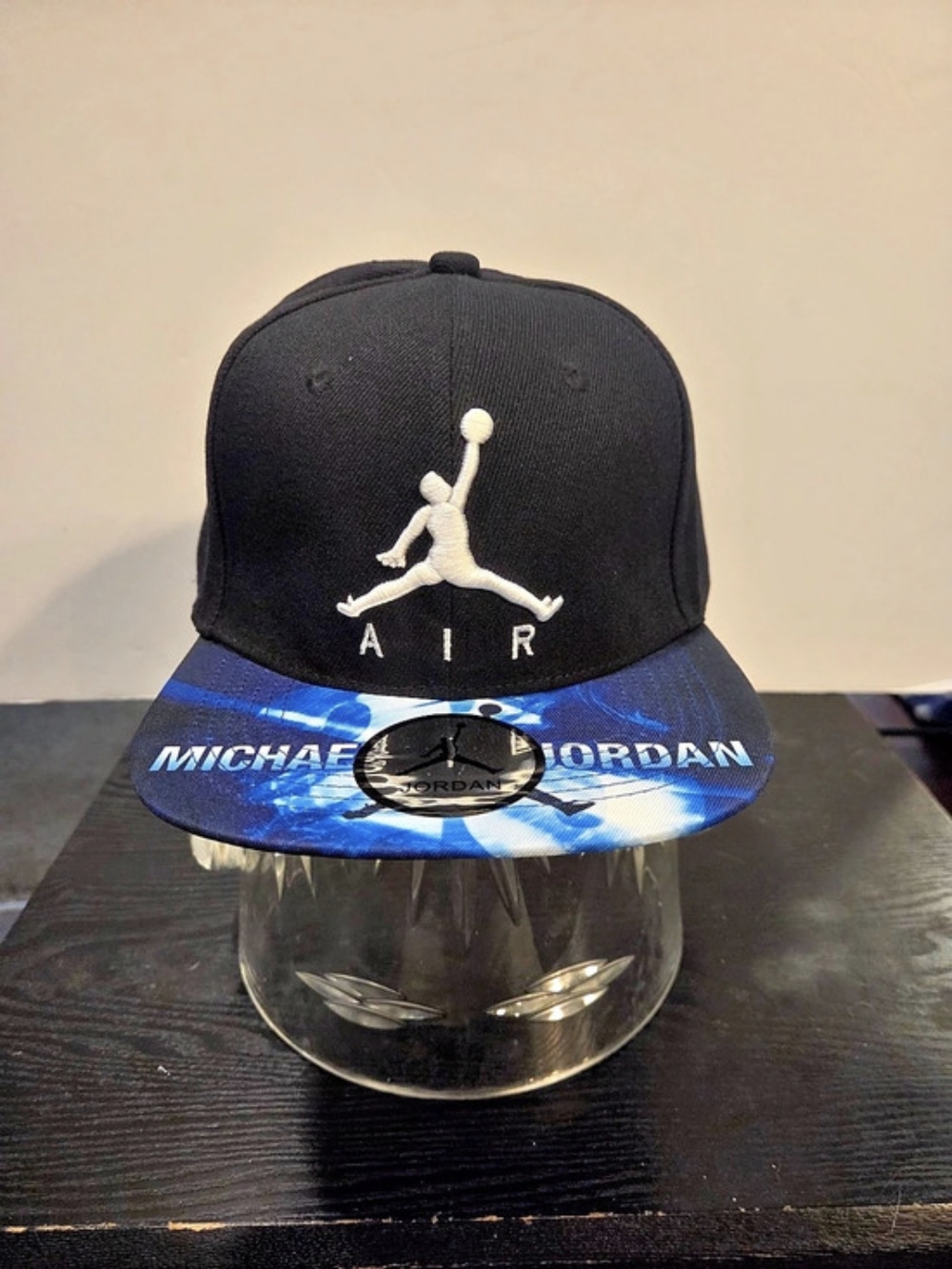 Nike Air Jordan Michael Jordan snapback cap Black & Blue Snapback Like New